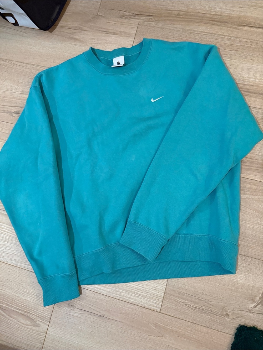 Nike crewneck turquoise sweater size S